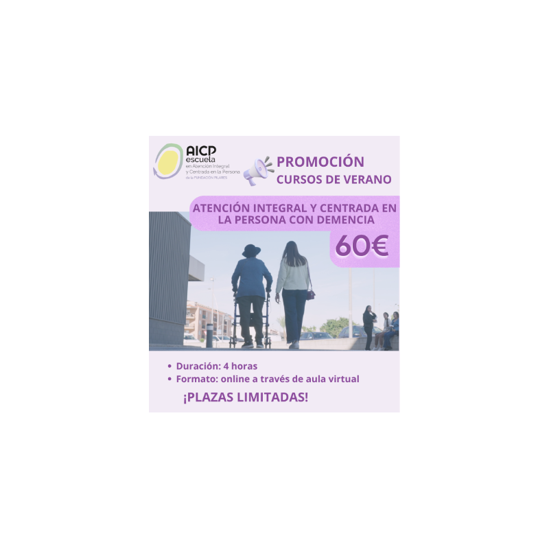 Curso de verano: Atención Integral y Centrada en las personas con demencia